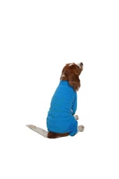 Pawstar Kedi ve KÜÇÜK Köpek Mavi Smile Tulum S Sırt24cm Göğüs37cm Boyun23cm - 2