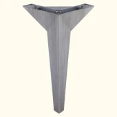 Mobilya Kanepe Sehpa TV Ünitesi Baza Koltuk Ayağı Çekyat Saten Gri Eskitme 18 cm Ayak - 4