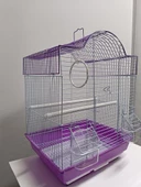 Netx Mor Kuş Kafesi 34.5X28X45.5 CM H89205-R thumbnail 1