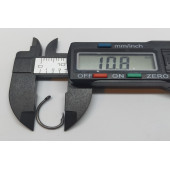 SR SazanRig Krank Model Teflon Mat Siyah Delikli Olta Iğnesı 6 No (10 Adet) - 4