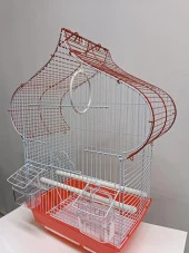 NetX Damla Kırmızı Kafes H1105A-R 40x23x52 cm Kanarya Muhabbet Kuşu için - 3