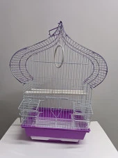 NetX Damla Mor Kafes H1105A-R 40x23x52 cm Kanarya Muhabbet Kuşu için - 1