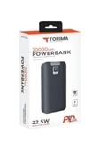 Torima TRM-1023 22.5W Hızlı Şarj Özellikli Dijital Şarj Göstergeli 20.000 Mah Powerbank Siyah - 3