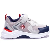 Pepino 1425 Gri Kırmızı Ortopedik Günlük Erkek Çocuk Spor Ayakkabı - 2