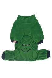 Pawstar Kedi ve KÜÇÜK Köpek Koyu Yeşil Smile Tulum M Sırt28cm Göğüs41cm Boyun26cm - 3