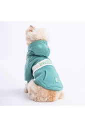 Pawstar Kedi ve KÜÇÜK Köpek Green Cute Hoodie L Sırt33cm Göğüs46cm Boyun30cm - 2