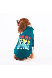 Pawstar Köpek Green Monster Jacket Large Sırt33cm Göğüs46cm Boyun30cm - 1