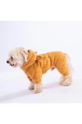 Pawstar Köpek Brown Kahverengi Koala Rompers Tulum XLarge Sırt38cm Göğüs55cm Boyun34cm - 2