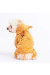 Pawstar Köpek Brown Kahverengi Koala Rompers Tulum XLarge Sırt38cm Göğüs55cm Boyun34cm - 3
