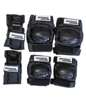 Forte Gt NBYC 971 Speq Yetişkin Bisiklet Dizlik Dirseklik Koruma Seti L Beden Siyah - 2