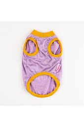 Pawstar Kedi ve KÜÇÜK Köpek T-Shirt Plum Lazy L Sırt33cm Göğüs46cm Boyun30cm - 5