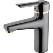 Foma Vista Perla Yüksek Lavabo Bataryası İnci Siyah 1022Vp 8699478840021 - 1