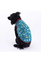 Pawstar Kedi ve KÜÇÜK Köpek T-Shirt Dino L Sırt33cm Göğüs46cm Boyun30cm - 2