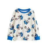 Sonic Tişört Pijama Üst - 1