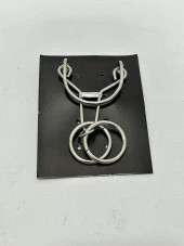 Metal Puzzle - Zeka Geliştirici Oyun - Eğitici Beceri Oyunu (Model 3) - 2