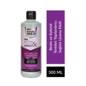 Bio Keratin Gold Biotin & Kafein Dökülme Karşıtı Saç Toniği Şampuan Saç Bakım Kremi Saç Detoxu 4'lü Set - 3