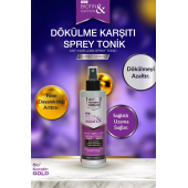 Bio Keratin Gold Biotin & Kafein Dökülme Karşıtı Saç Toniği Şampuan Saç Bakım Kremi Saç Detoxu 4'lü Set - 5