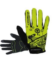 Forte GT Xbyc HJ 0273 Uzun Parmaklı Eldiven XL Beden Bisiklet Eldiveni Sarı - 1