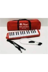 Melodika 32 Tuşlu Kırmızı thumbnail 1