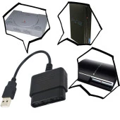 USB to PS2 PS3 PC Bilgisayar Oyun Kolu Çevirici Dönüştürücü 5023 thumbnail 5