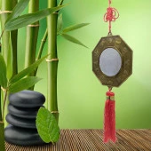Çin Feng Shui Bagua Ayna 12x40 cm thumbnail 3
