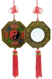Çin Feng Shui Bagua Ayna 12x40 cm thumbnail 5