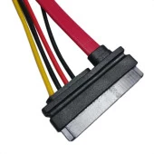 Sata Power Uzatma Kablosu 15+7 Pin Erkek-Dişi 30 cm 4617 thumbnail 3