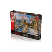 Ks Games 1000 Parça Kış Tatili Puzzle - 2