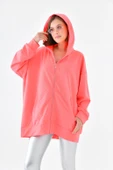 FTZ Women Kadın Fermuarlı Sweat  N.Fuşya 10005 - 3