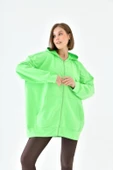 FTZ Women Kadın Fermuarlı Sweat  N.Yeşil 10005 thumbnail 2