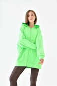 FTZ Women Kadın Fermuarlı Sweat  N.Yeşil 10005 thumbnail 1