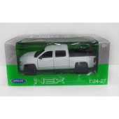 Welly 2017 Chevrolet Silverado 1:24 Beyaz Model Araba thumbnail 5