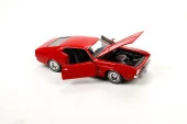 MotorMax 1971 Ford Mustang Sportsroof 1/24 Kırmızı Model Araba thumbnail 3