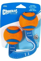 Chuckit! Ultra Duo Tug 2'li Köpek Çekiştirme Topu (Orta Boy) - 1