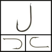 Uyguna-Yakala 10 Adet Fishack 505 Bronz Olta İğnesi No: 3-GNE.018 - 2