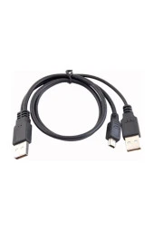 Ancheyn USB Y Giriş Mini 5 Pin HDD Hardisk Kamera Bağlantı Bağlantı 4529 - 3