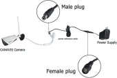 Ancheyn DC Adaptör Uzatma Kablosu 1 Metre 5.5mm x 2.1mm 5 Amper Dişi Erkek Modem Uzatma 4382 - 5