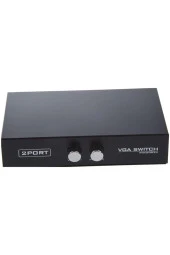 VGA Switch Çoklayıcı Ekran ve Kasa Çoğaltıcı 2 Ekran 1 Kasa veya 2 Kasa 1 Ekran 4675 - 1