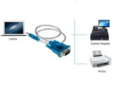 Ancheyn USB to RS232 Çevirici Dönüştürücü 9 Pin Uydu Receiver Kablosu 4891 - 2