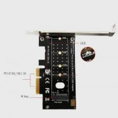 Pci-e Pci Express 3.0 Kartı X4 To Nvme M.2 SSD Ve NGFF SSD M Key Pcie 4446 - 4