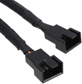 Fan Çoklayıcı 2 Port Y Pwm 4 Pin Splitter Çoklayıcı Switch Kablosu 5025 thumbnail 1