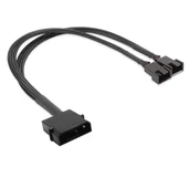 Fan Çoklayıcı 2 Port Y Pwm 4 Pin Splitter Çoklayıcı Switch Kablosu 5025 thumbnail 2