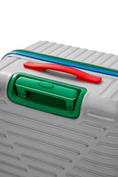 Louisiana Polo Büyük Ve Kabin Boy 2'li Valiz Seti %100 Polikarbon Valiz 4x2 Teker Gri 1088 thumbnail 7