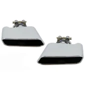 AUTOGP Bmw f10 550 egzoz ucu sağ sol takım krom 2011 / 2016 - 1