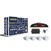 NİKEN Araç geri park sensörü led ekran türkçe ses ikazlı beyaz göz niken - 1