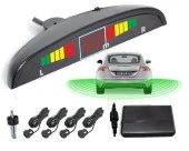 NİKEN Araç geri park sensörü led ekran türkçe ses ikazlı beyaz göz niken - 2