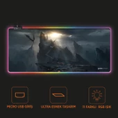Polosmart PGM15 Rgb Işıklı Gaming Mouse Pad - 3