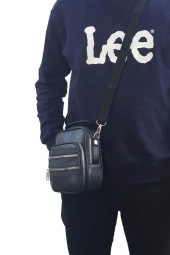 Trend Erkek Çanta 5 Bölmeli Siyah 7698 - 1