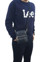 Trend Erkek Çanta 5 Bölmeli Siyah 7698 - 2