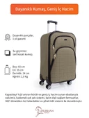 Louisiana Polo Kabin Boy 4 Teker Kumaş Valiz Bej 1081 thumbnail 2